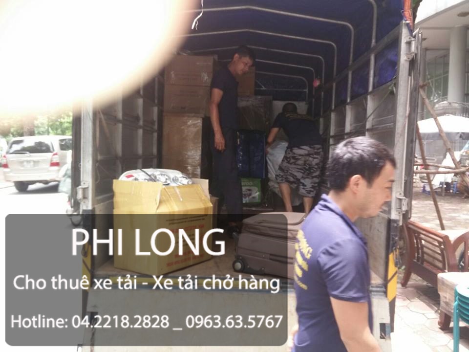 Phi Long cho thuê xe tải chở hàng tại đường Trung Văn