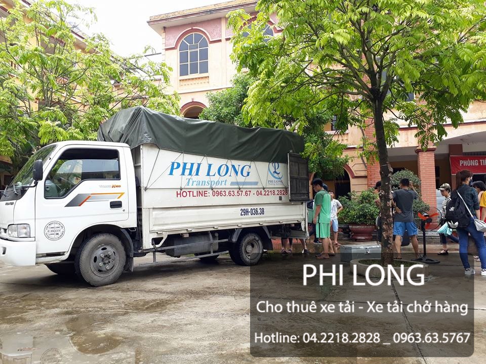 Phi Long cho thuê xe tải chuyển nhà chuyên nghiệp tại phố Vũ Hữu
