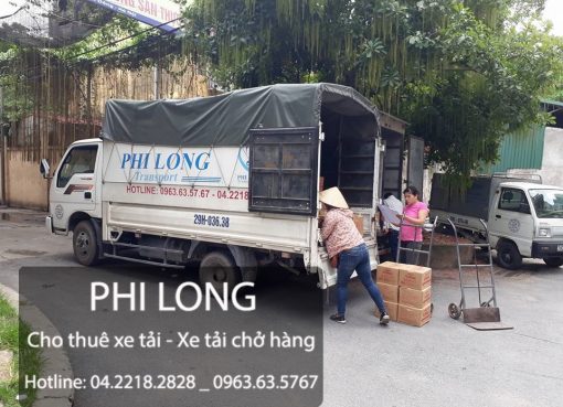 Phi Long cho thuê xe tải chở hàng giá rẻ tại phố VŨ Hữu
