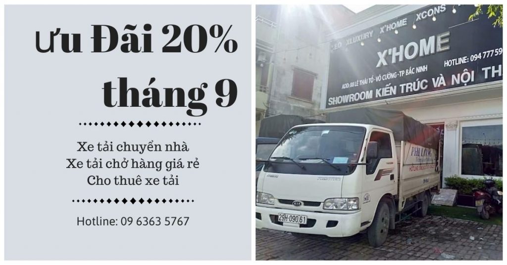 Dịch vụ cho thuê xe tải tại xã Quang Trung