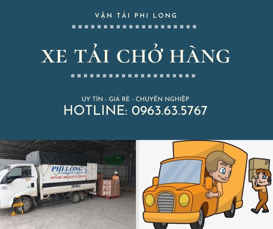Dịch vụ chở hàng thuê Phi Long tại xã Quang lãng